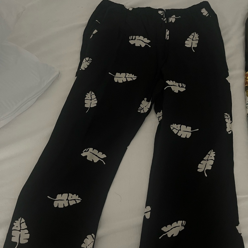 Silky Anthropologie drawstring pants